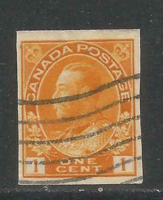 Canada 1924 King George V 1c Yellow Orange Imperforate (136)