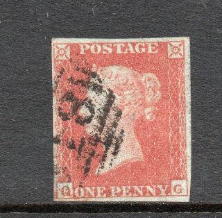 Sg11 1d Lake - Red Qg Alphabet 2 Thin Paper S/example Cat £850,