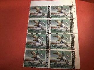 1983 Canvasbacks Duck Stamps Set Of 8
