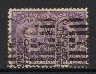Canada 1897 $2 Deep Violet Sg 137 Good.