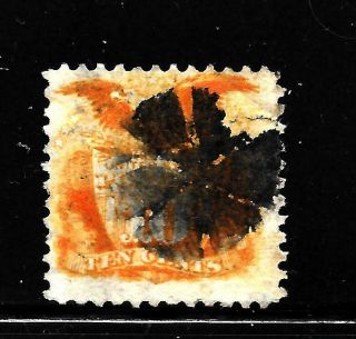 Hick Girl Stamp - Old Classic U.  S.  Sc 116 Shield & Eagle,  Issue 1869 Y2835