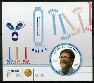 Mali 2018 Mnh Nobel Prize Winners Chemistry George Smith 1v M/s Science Stamps