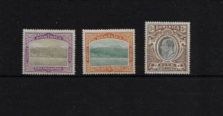 Dominica Sg44/6,  2/ - To 5/ - Fine Mounted,  Cat £127