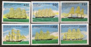 Benin 1996 Ships Sc 850 - 855 Mnh