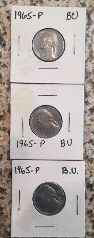 1965 - P Jefferson Nickel Choice Bu Uncirculated