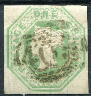 (23) Very Good Sg54 Qv 1/ - Pale Green Embossed
