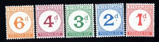 Malawi 1933 Group Of Stamps Mi 1 - 2 Mnh
