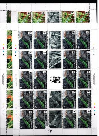 / 20x Tonga - Mnh - Wwf - Nature - Iguanas - Full Sheets