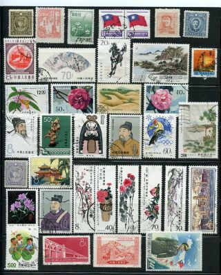 China Stamps,  Few No Gum,  Very Good To Fine