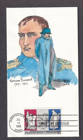 French Revolution Fdc,  Hp Don Mangus,  Napoleon,  Airmail C120