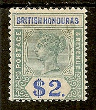 British Honduras 1891 - 1901 $2 Sg64