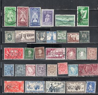 Eire Ireland Europe Stamps Hinged & Lot 53747