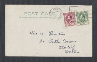 Ireland 1943 Gaelic League First Day Postal Card Fdc Dublin Cat €55