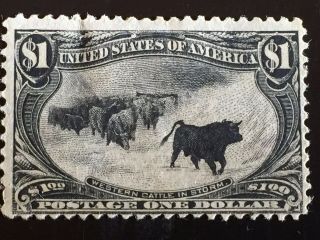 United States Postage Stamp U.  S.  Scott 292 Ph Scv $1,  400.  00 - Trans - Mississippi
