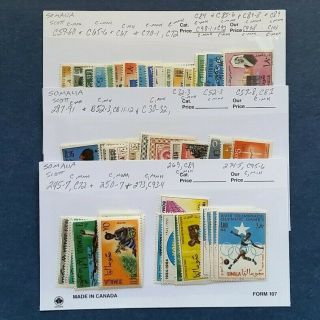 Somalia Stamps,  Complete Sets