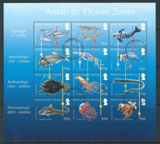 British Antarctic Territory 2016 Antarctic Ocean Zones Fine