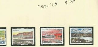 Iceland Scott 766 - 7 Mnh