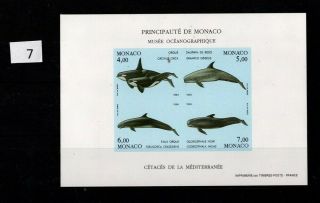 == Monaco 1994 - Mnh - Imperf - Dolphins - Whales