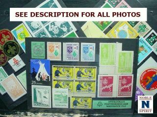 Noblespirit (gc4) Exciting Ww Scouts Poster Stamps,  Cinderellas Coll