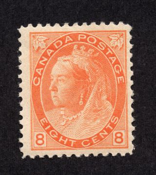 Canada 82 8 Cent Orange Queen Victoria Numeral Issue Mh