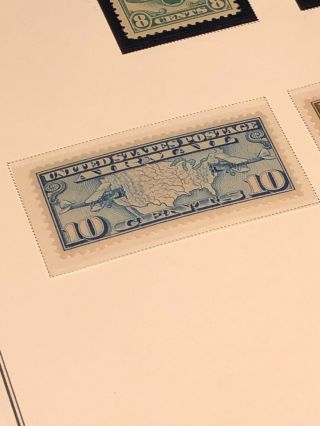 Scott Album Page US Postage Stamp Lot / / / Never Hinged / 1918 - 1928 5