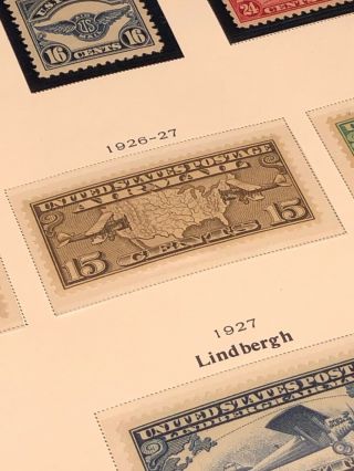 Scott Album Page US Postage Stamp Lot / / / Never Hinged / 1918 - 1928 6