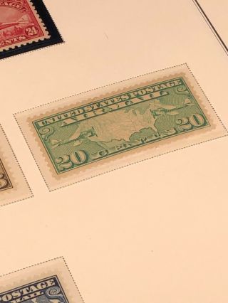 Scott Album Page US Postage Stamp Lot / / / Never Hinged / 1918 - 1928 7