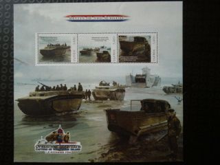 S1190 Stamps Uganda Ww 2 Battle Ot The Scheldt Netherlands S/s Mnh