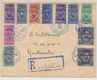Lk51484 Guatemala 1900 Registered Fine Cover