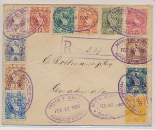Lk51481 Guatemala 1900 Registered Fine Cover