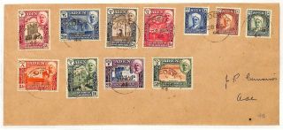 Ae126 British Empire 1944 Aden Shir & Mukalla Pictorials Set{11} To 5r Cover