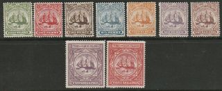 Turks & Caicos Islands - Sg 101 - 109 - Full Set Of 9 - 1900 - 1904 - Fine