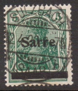 Germany Sarre Postmark / Cancel " Sulzbach (saar) " 1920