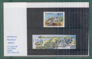 Seychelles Stamps 2014 Mnh Set With Cover Of Seychelles Philatelic Bureau