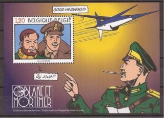 Belgium - Sheet - 2004 - Cob 112 - Scott 2020 - Blake And Mortimer - Mnh -