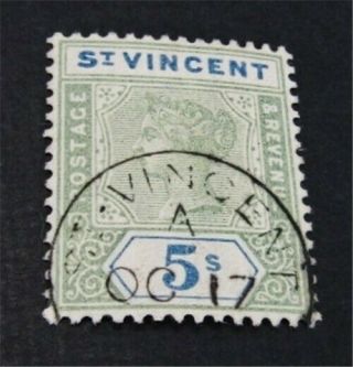 Nystamps British St.  Vincent Stamp 70 $180 Rare
