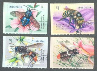Australia - Native Bees Fine - Self - Adhesive Set - 2019