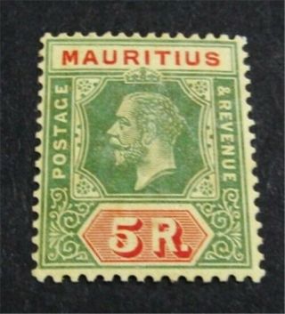 Nystamps British Mauritius Stamp 158 Og H $120