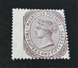 Nystamps British Mauritius Stamp 67 Og H $62 Signed