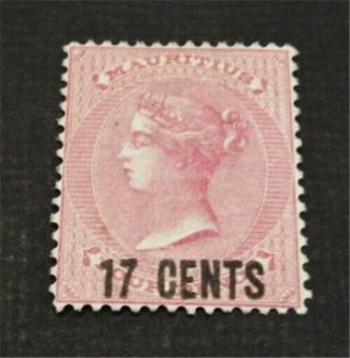 Nystamps British Mauritius Stamp 54 Og H $200