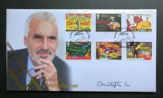 2008 Classic Films - A Tribute To Christopher Lee Cover - Signed By Christopher