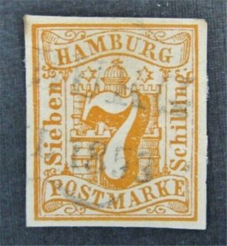 Nystamps German States Hamburg Stamp 6 $48