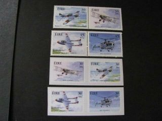 Ireland Stamp Sets Scott 1266 - 1269 & 1270 - 1273 Never Hinged Lot 4