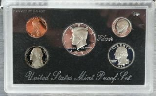 1997 S United States Silver Proof Set 5 Coins $0.  91 San Francisco