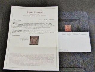 Nystamps France Stamp 93 Og H $1075 Signed