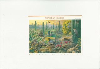 Us Stamps/postage/sheets Sc 3293 Sonoran Desert Mnh F - Vf Og Fv$3.  30