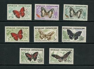 T164 Central Africa 1060/1 Butterflies 8v.  Mnh Mnh