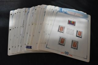 United Nations 1950/60s Mnh,  Covers On Pages,  99p Start,  All Pictured