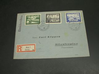 Germany 1941 Graz 1 Registered Cover Rust 15534