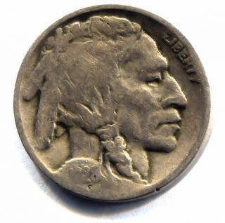 Us 1928 D Indian Buffalo Nickel - American Five Cent Coin - Denver